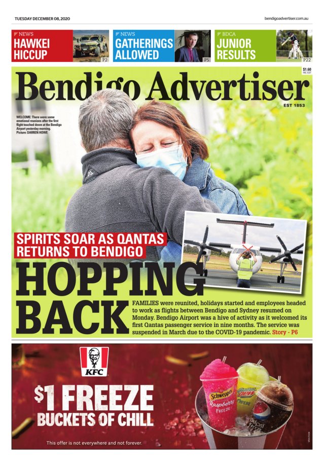 Today S Paper Bendigo Advertiser Bendigo Vic