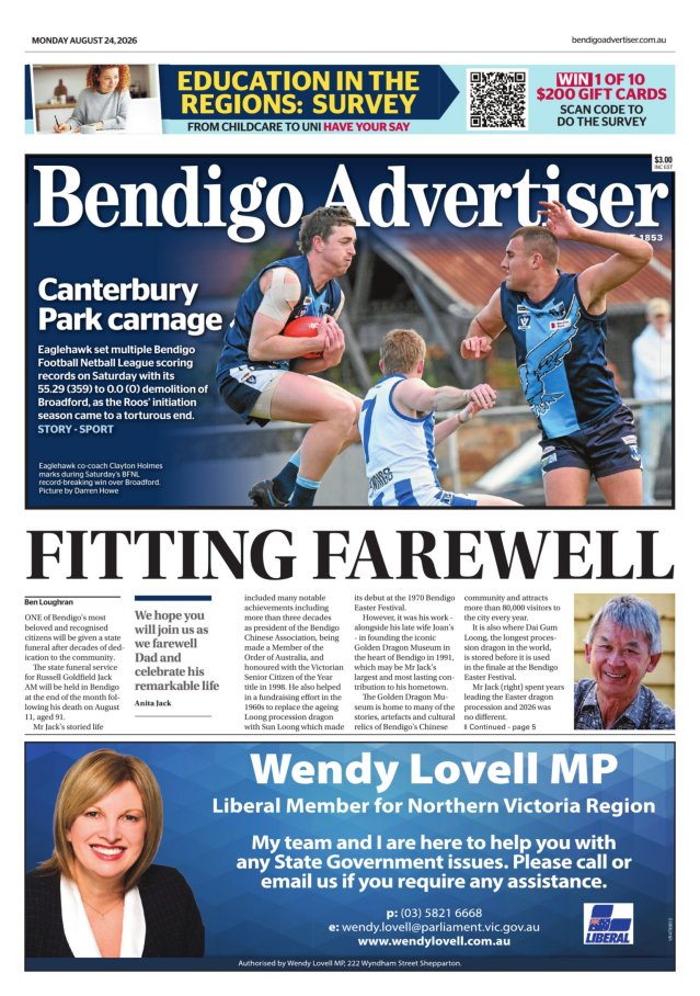 Digital Paper Today's Paper | Bendigo Advertiser | Bendigo, VIC
