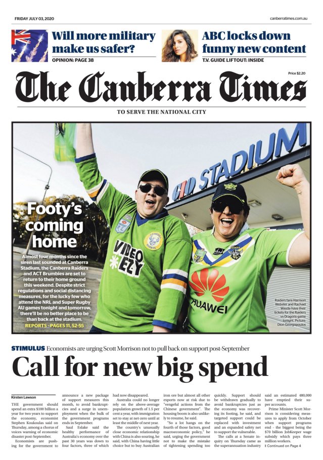 Get the digital version of Today's Paper