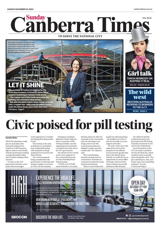 Todays Paper The Canberra Times Canberra Act 9704