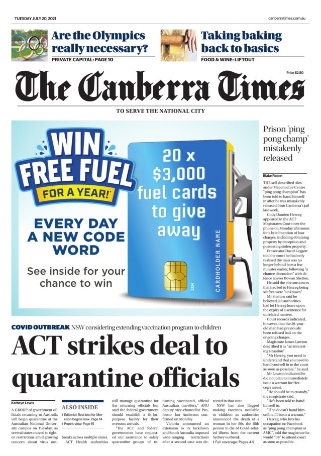 Get the digital version of Today's Paper