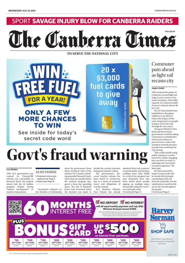 Get the digital version of Today's Paper