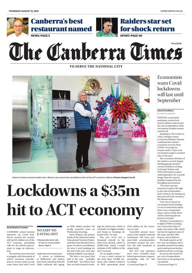 Today's Paper | The Canberra Times | Canberra, ACT