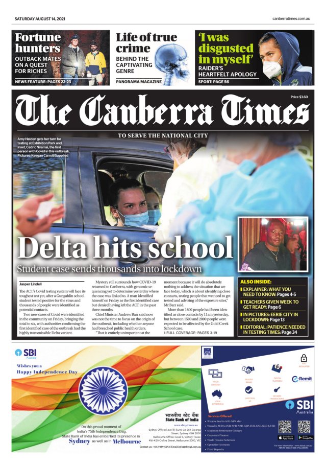 Today's Paper | The Canberra Times | Canberra, ACT