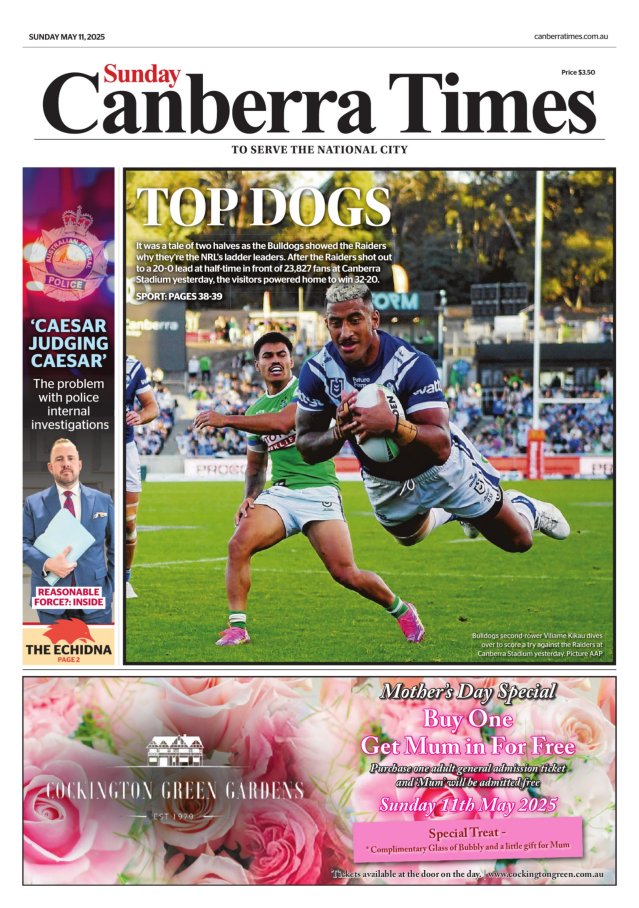 Today's Paper | The Canberra Times | The Canberra Times | Canberra, ACT
