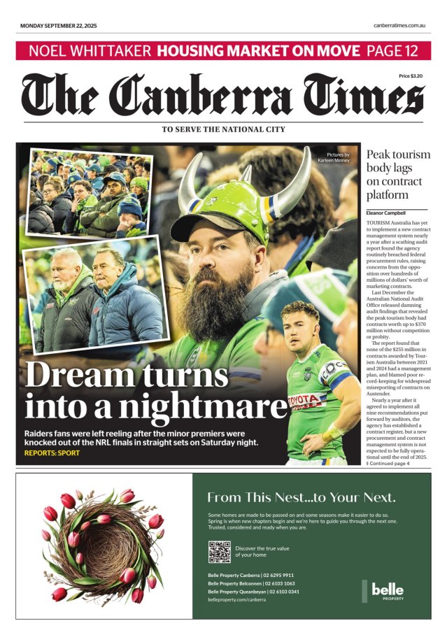 Today's Paper | The Canberra Times | The Canberra Times | Canberra, ACT