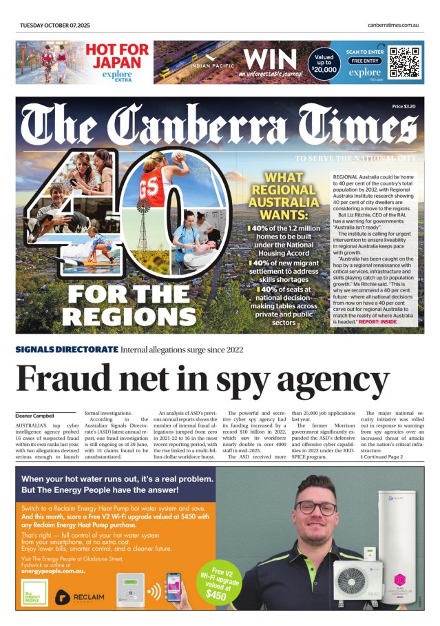 Today's Paper | The Canberra Times | The Canberra Times | Canberra, ACT
