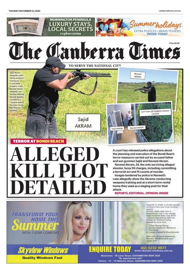 Today's Paper | The Canberra Times | The Canberra Times | Canberra, ACT