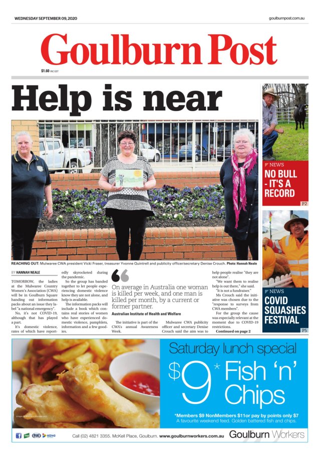 Today S Paper Goulburn Post Goulburn Nsw