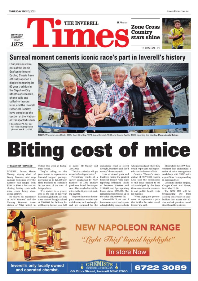 Today's Paper | The Inverell Times | Inverell, NSW