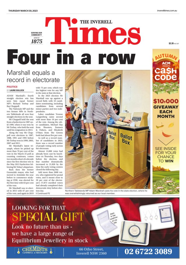 Today's Paper | The Inverell Times | Inverell, NSW