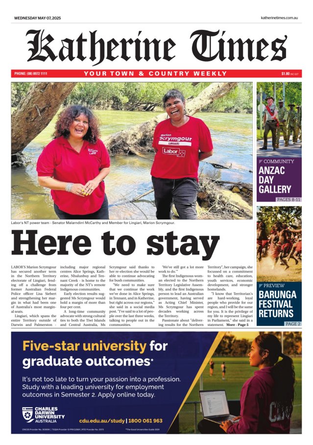 Today's Paper | Katherine Times | Katherine Times | Katherine, NT