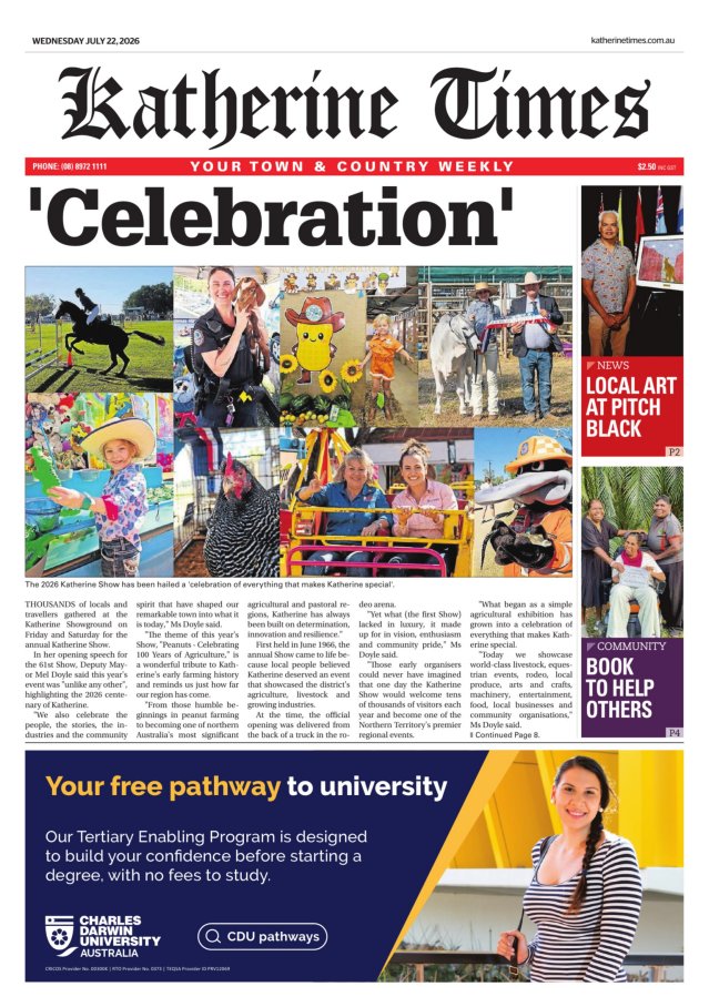 Today's Paper | Katherine Times | Katherine Times | Katherine, NT