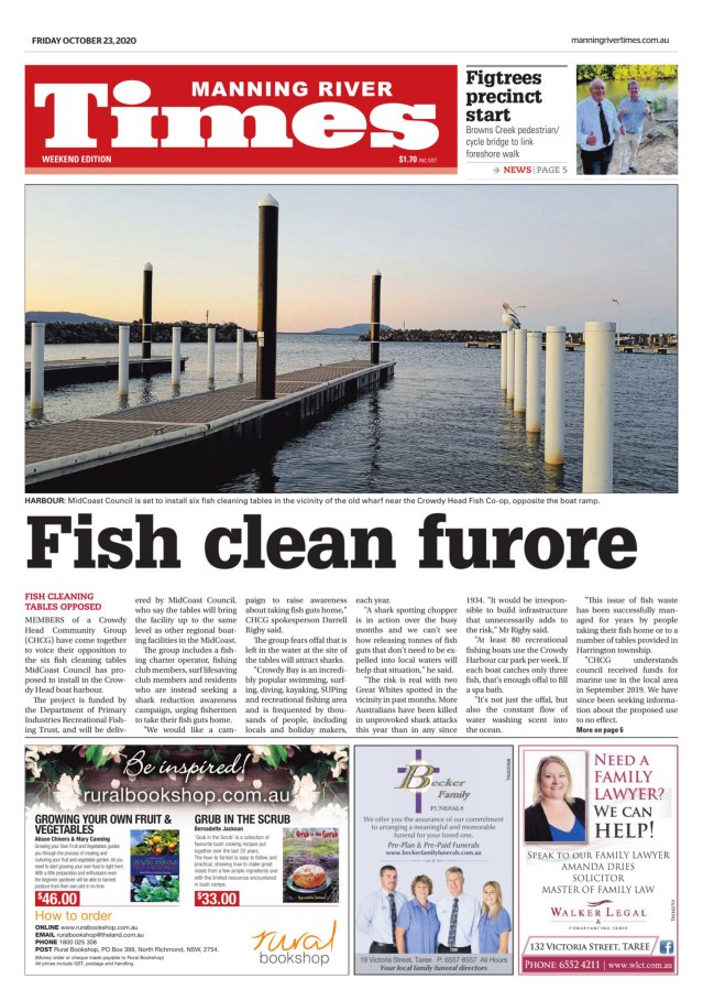 Today's Paper Manning River Times Taree, NSW