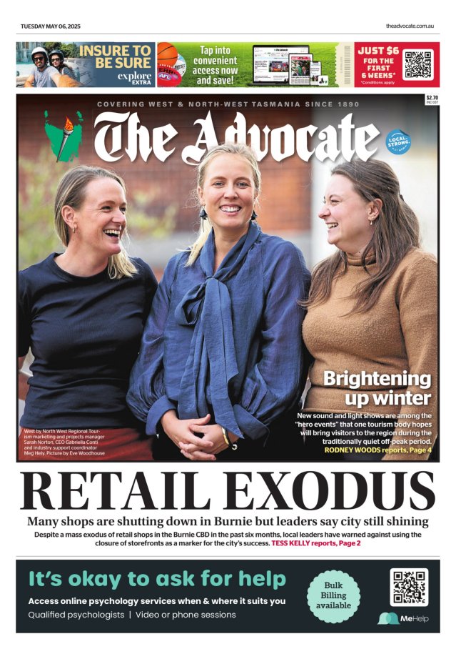 Today's Paper | The Advocate | The Advocate | Burnie, TAS