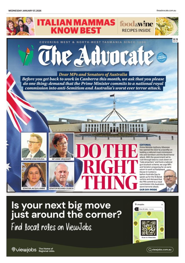 Today's Paper | The Advocate | The Advocate | Burnie, TAS