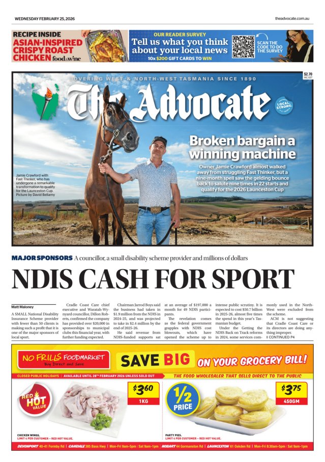 Today's Paper | The Advocate | The Advocate | Burnie, TAS