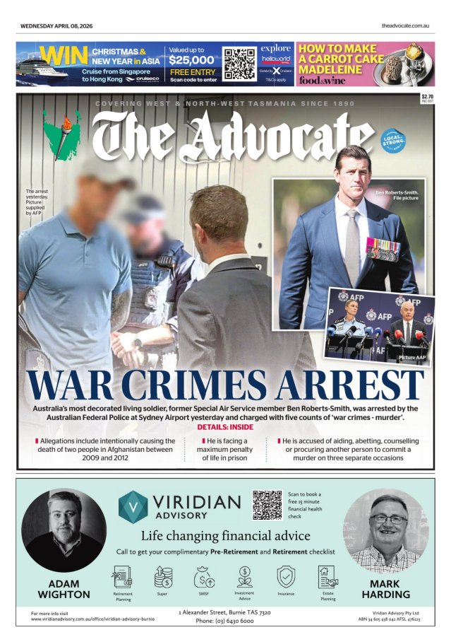 Today's Paper | The Advocate | The Advocate | Burnie, TAS