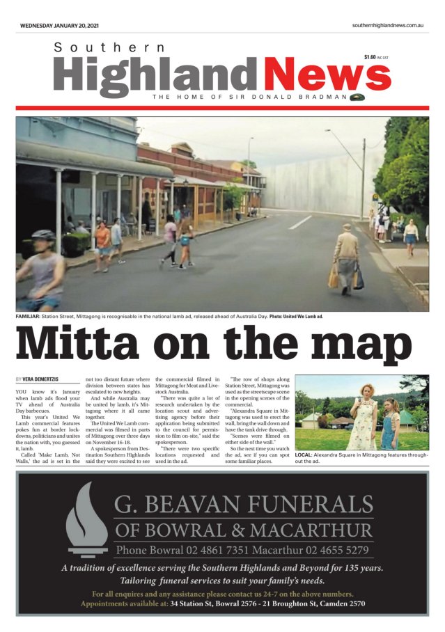 Today's Paper Southern Highland News Bowral, NSW