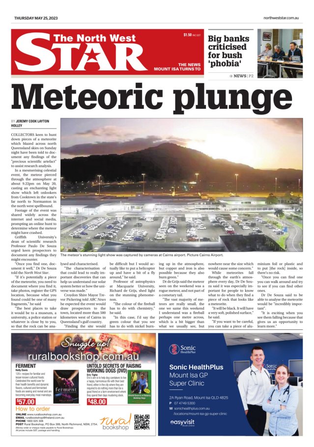 Todays Paper The North West Star Mt Isa Qld 2505