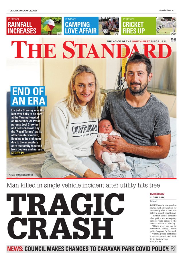 Today's Paper The Standard Warrnambool, VIC